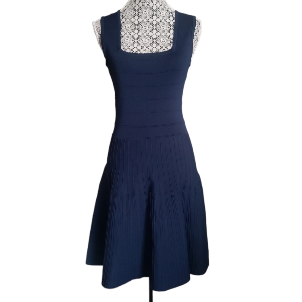 Pink Tartan Fit And Flare Dress